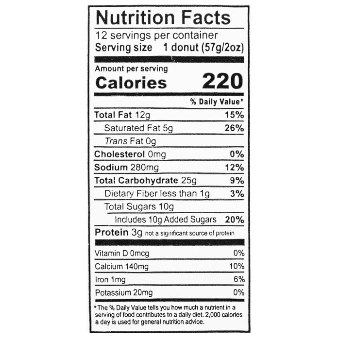 Krispy kreme nutrition facts glazed donuts