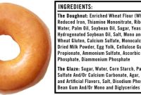 Krispy kreme nutrition facts glazed donuts