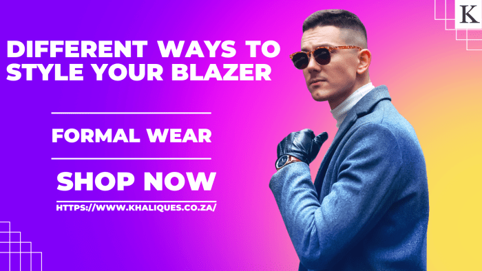 How to wear a blazer mens fashion